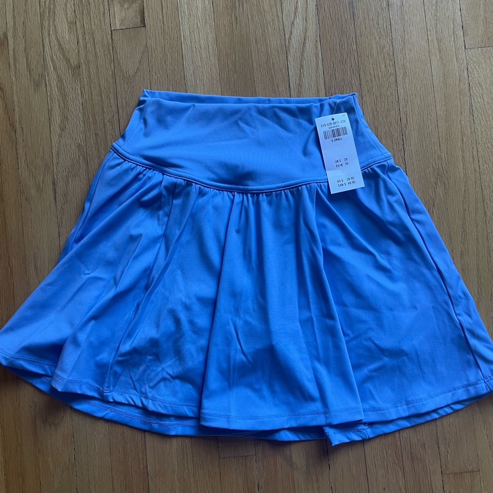 Gilly Hicks tennis skirt, xs, blue
